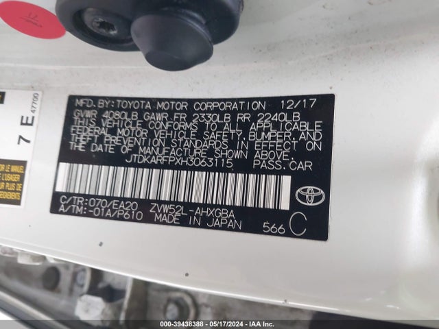 JTDKARFPXH3063115 Toyota Prius Prime Advanced