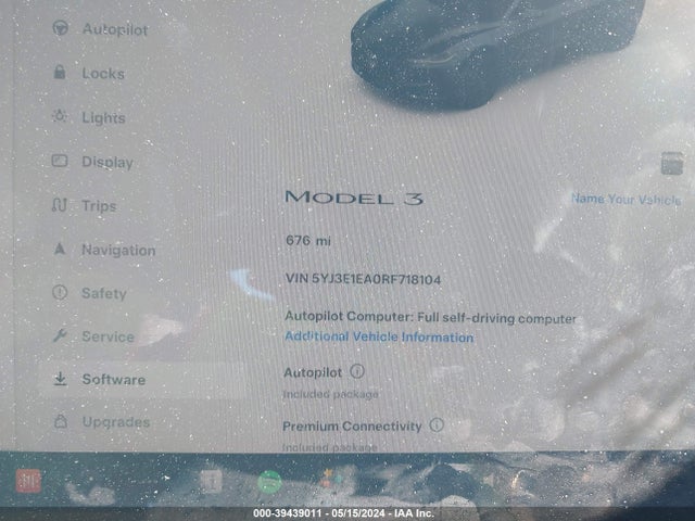 2024 TESLA MODEL 3 5YJ3E1EA0RF718104 Photo 6
