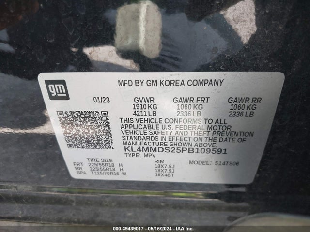 Buick Encore Gx Select Fwd 2023 KL4MMDS25PB109591 Image 9