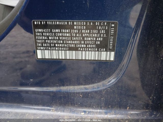 3VWD17AJ0EM384037 Volkswagen Jetta 1.8t Se