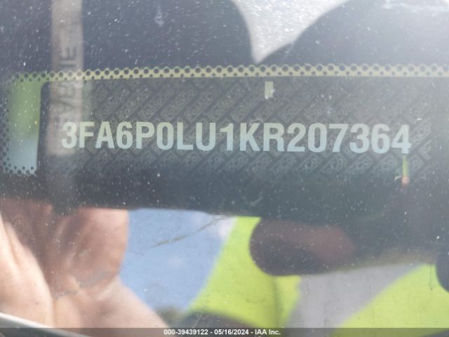 3FA6P0LU1KR207364 Ford Fusion Hybrid Se
