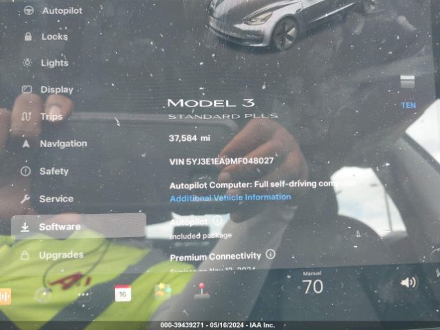 5YJ3E1EA9MF048027 Tesla Model 3 Standard Range Plus Rear-wheel Drive