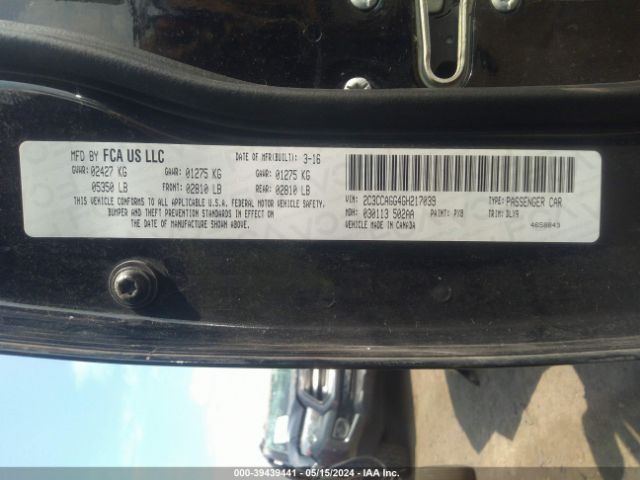 2C3CCAGG4GH217039 Chrysler 300 300s