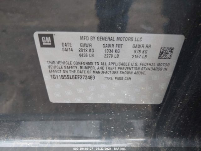 1G11B5SL6EF273489 Chevrolet Malibu 1ls