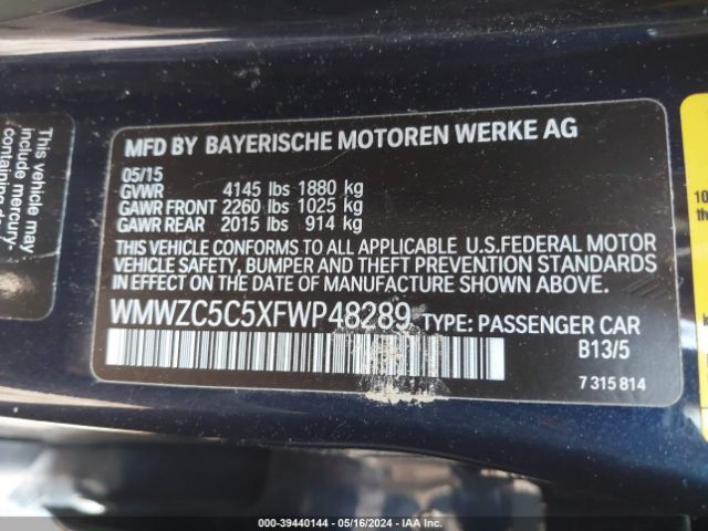 WMWZC5C5XFWP48289 Mini Countryman Cooper S