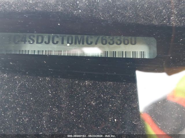 1C4SDJCT0MC763360 Dodge Durango R/t Awd