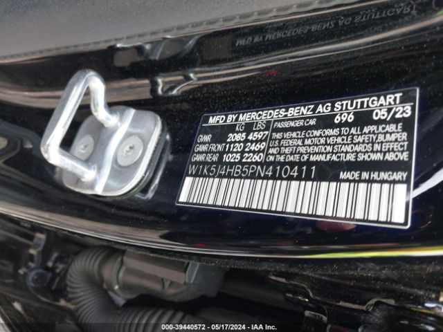 W1K5J4HB5PN410411 Mercedes-Benz Cla 250 Coupe 4matic