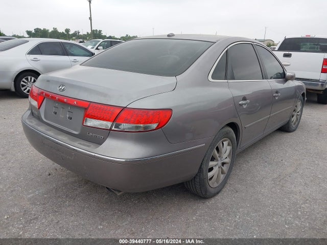 2008 Hyundai Azera Limited მანქანა იყიდება აუქციონზე, vin: KMHFC46F88A254416, აუქციონის ნომერი: 39440777