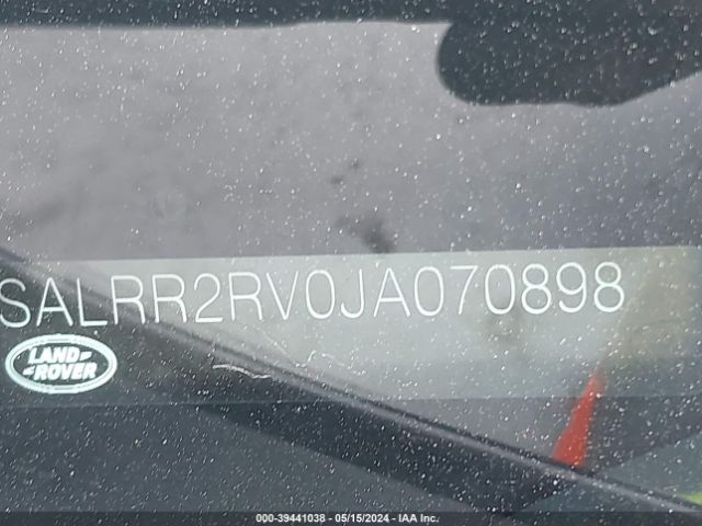 SALRR2RV0JA070898 Land Rover Discovery Hse