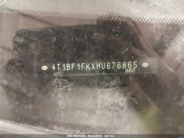 Toyota CAMRY LE 2017 4T1BF1FKXHU676865 Image 9