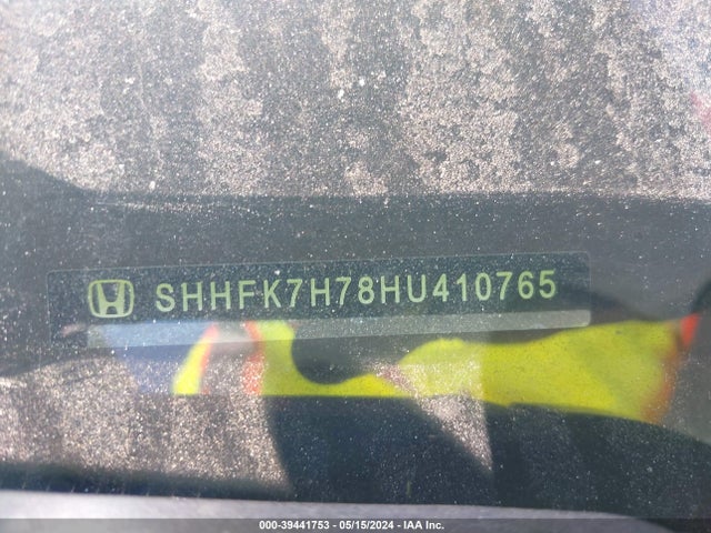 Honda Civic Ex-l 2017 SHHFK7H78HU410765 Image 9