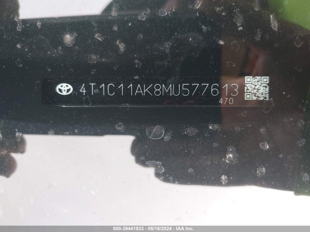 Toyota CAMRY LE 2021 4T1C11AK8MU577613 Image 9