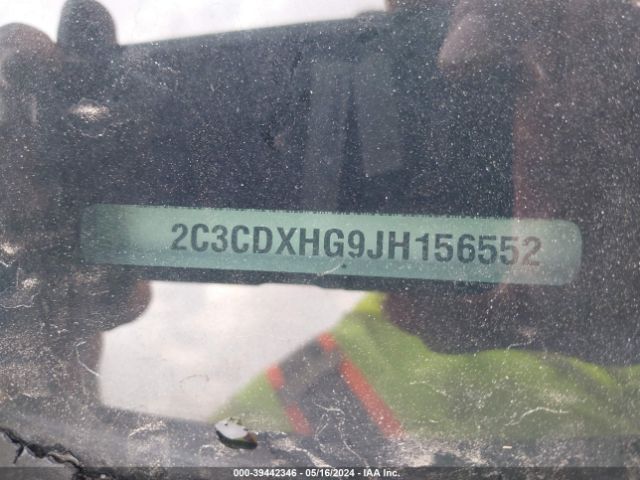 2C3CDXHG9JH156552 Dodge Charger Sxt Plus Rwd