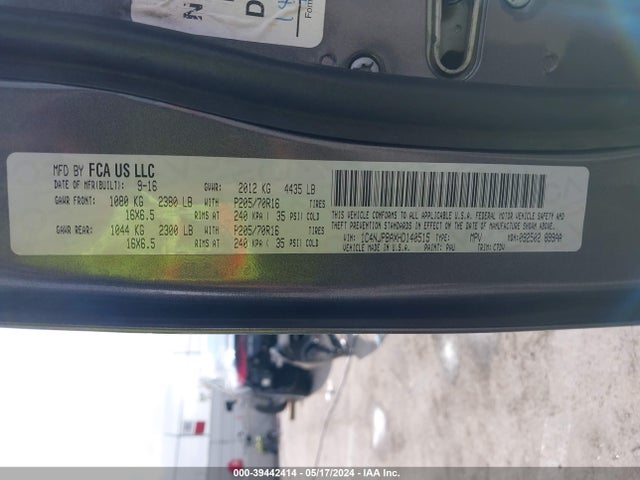 1C4NJPBAXHD140515 Jeep Patriot Sport Fwd