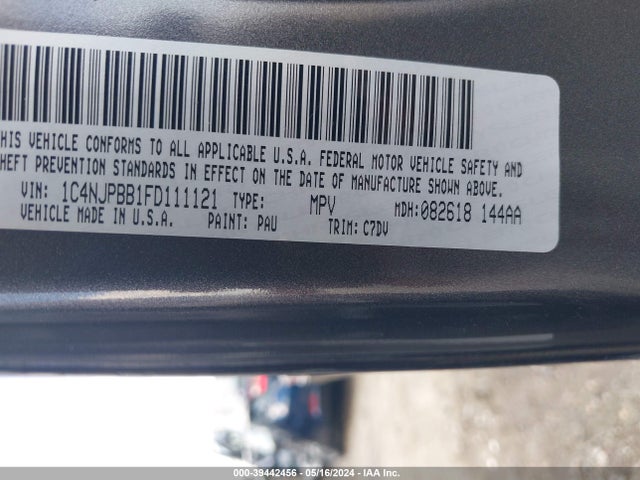 Jeep Patriot Sport 2015 1C4NJPBB1FD111121 Image 9