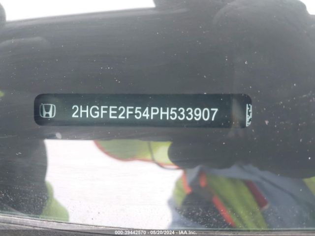 2HGFE2F54PH533907 Honda Civic Sport