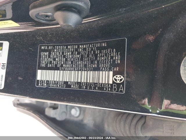 Toyota Corolla S Plus 2015 5YFBURHE6FP284931 Image 9