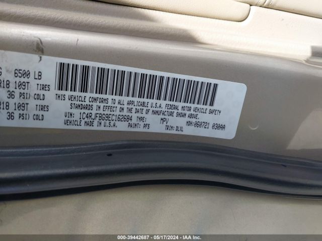 1C4RJFBG9EC162684 Jeep Grand Cherokee Limited