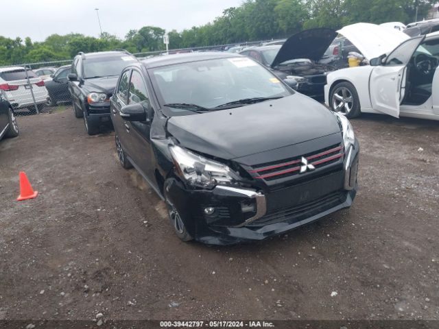 Auction sale of the 2022 Mitsubishi Mirage Black Edition/se, vin: ML32AWHJ5NH006426, lot number: 39442797
