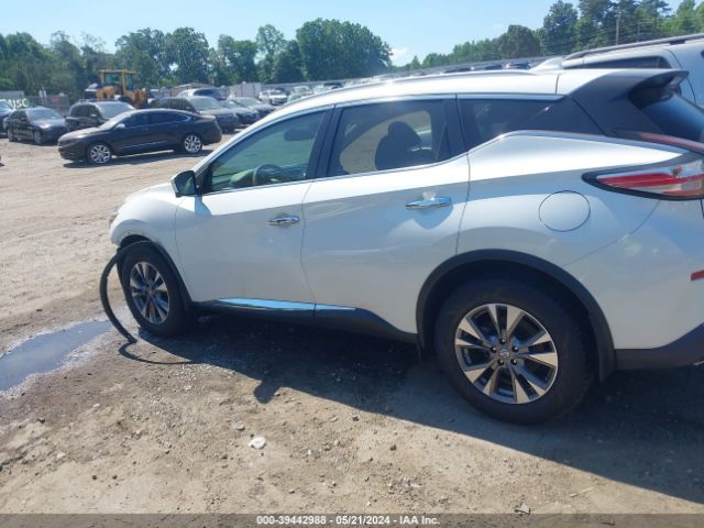 5N1AZ2MGXJN123527 Nissan MURANO SL