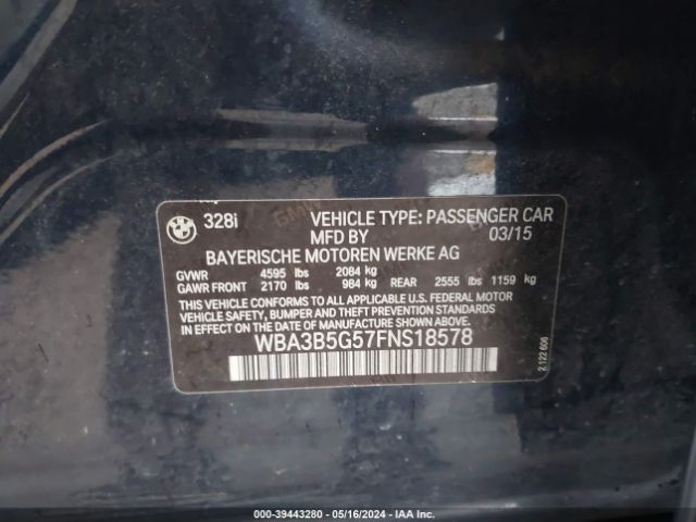 WBA3B5G57FNS18578 BMW 328i Xdrive