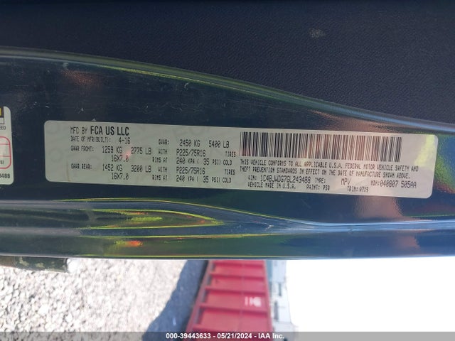 1C4BJWDG7GL243488 Jeep Wrangler Unlimited Sport