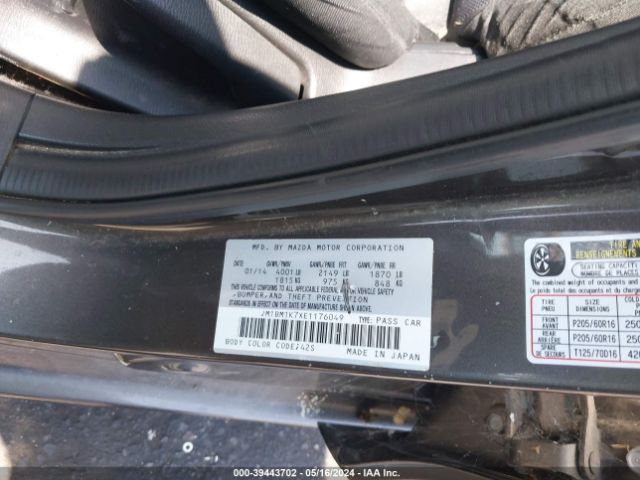 JM1BM1K7XE1176049 Mazda Mazda3 I Sport