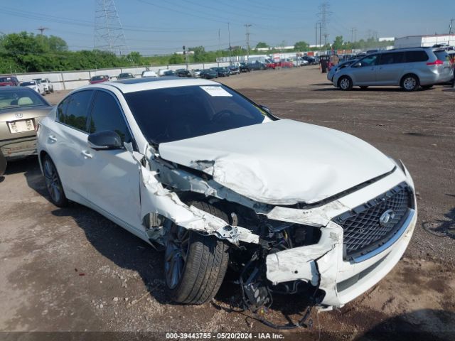JN1FV7ARXJM700140 Infiniti Q50 3.0t Red Sport 400