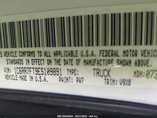 1C6RR7FT9ES109891 RAM 1500 Express