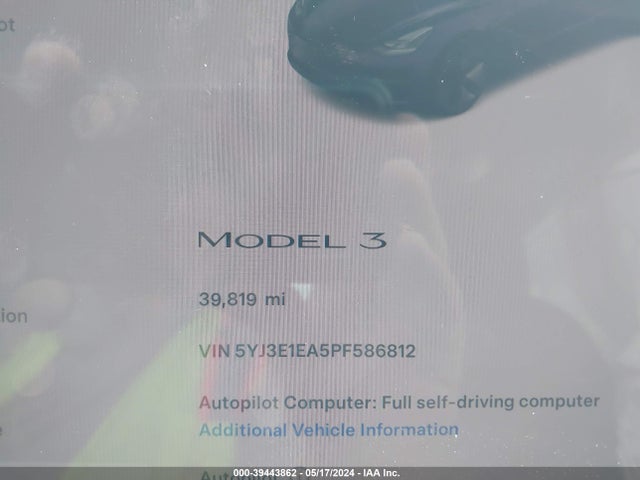 Tesla Model 3 Rear-wheel Drive 2023 5YJ3E1EA5PF586812 Image 16