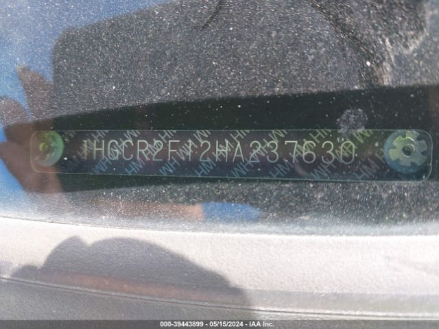 1HGCR2F12HA237630 Honda Accord Sport Se