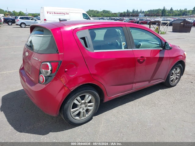 Chevrolet Sonic Lt Auto 2014 1G1JC6SBXE4165530 Image 4