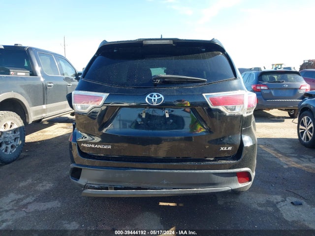 Toyota Highlander Xle V6 2016 5TDKKRFHXGS501635 Image 16