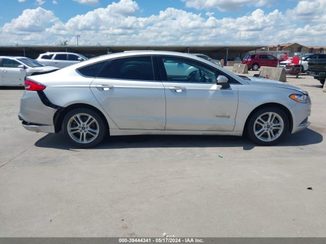 3FA6P0LU6JR281443 Ford Fusion Hybrid Se