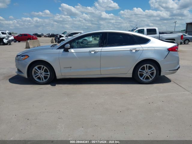 3FA6P0LU6JR281443 Ford Fusion Hybrid Se