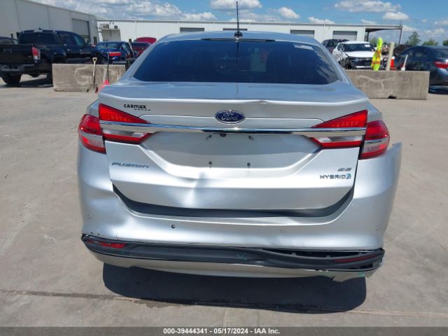 3FA6P0LU6JR281443 Ford Fusion Hybrid Se