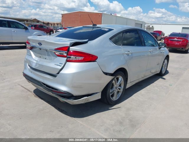 3FA6P0LU6JR281443 Ford Fusion Hybrid Se