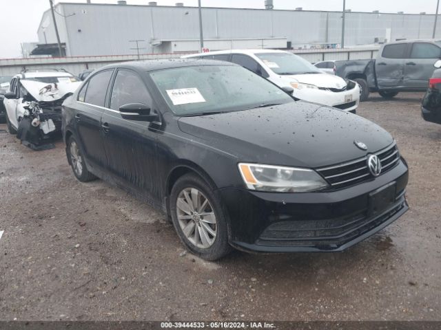 39444533 :رقم المزاد ، 3VWD07AJ7FM302583 vin ، 2015 Volkswagen Jetta 1.8t Se مزاد بيع