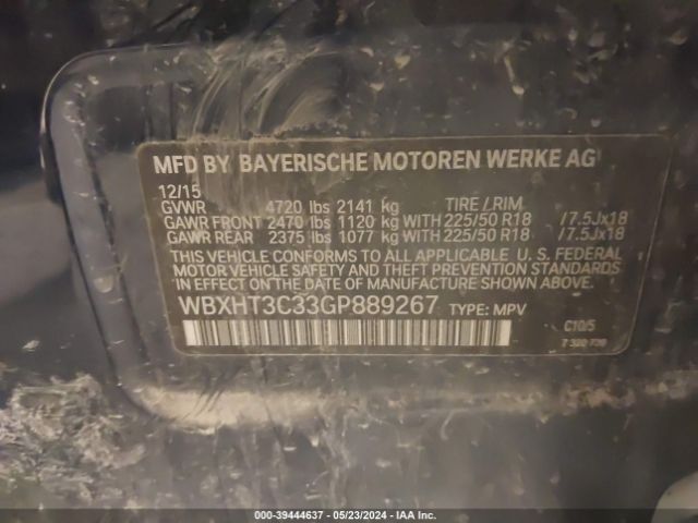 WBXHT3C33GP889267 BMW X1 Xdrive28i