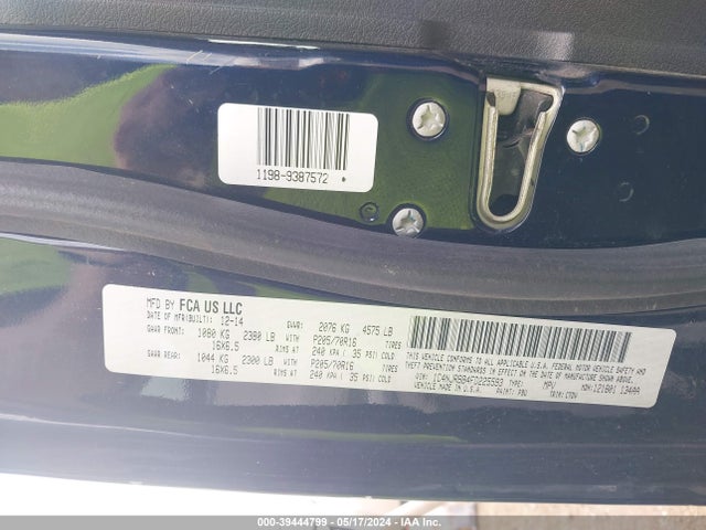 1C4NJRBB4FD225593 Jeep Patriot Sport
