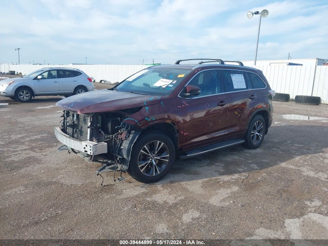 Toyota Highlander Xle V6 2016 5TDKKRFH0GS187042 Image 2