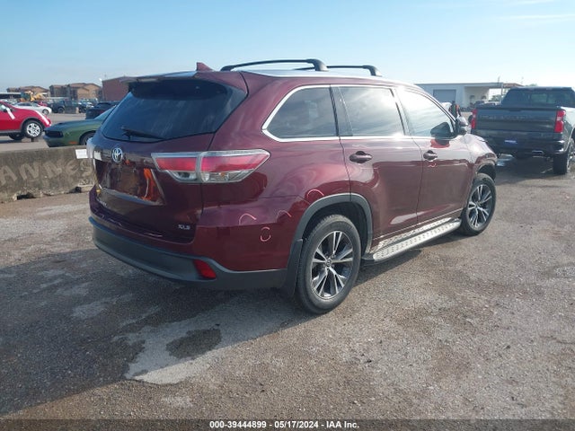Toyota Highlander Xle V6 2016 5TDKKRFH0GS187042 Image 4