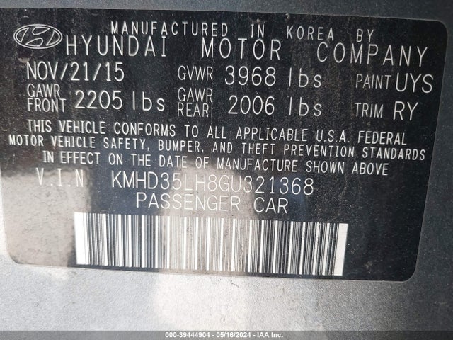 Hyundai ELANTRA GT 2016 KMHD35LH8GU321368 Image 9