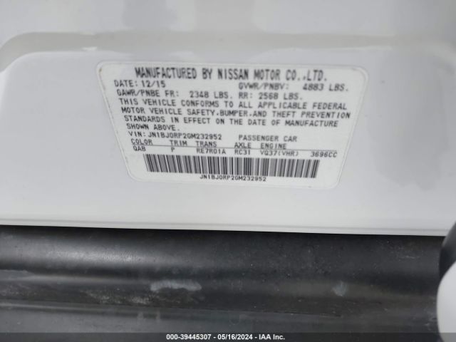 JN1BJ0RP2GM232952 Infiniti QX50