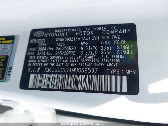 KMUHBDSB4MU059597 Genesis Gv80 2.5t Awd