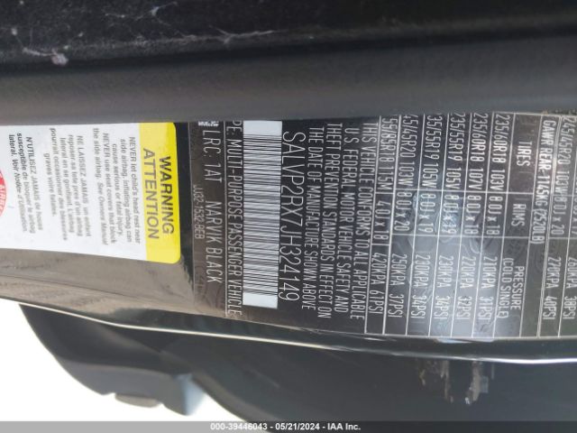 SALVP2RX7JH324149 Land Rover Range Rover Evoque Se/se Premium