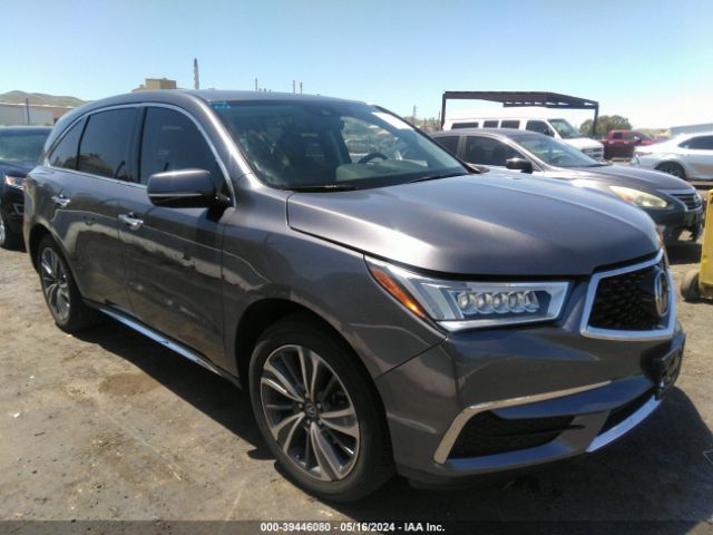 2019 Acura Mdx Tech Pkg მანქანა იყიდება აუქციონზე, vin: 5J8YD3H59KL002230, აუქციონის ნომერი: 39446080