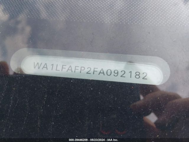 WA1LFAFP2FA092182 Audi Q5 2.0t Premium
