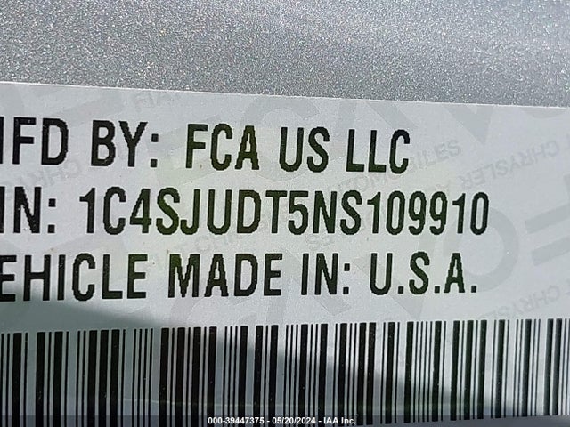 Jeep Wagoneer Series Iii 4x2 2022 1C4SJUDT5NS109910 Image 9
