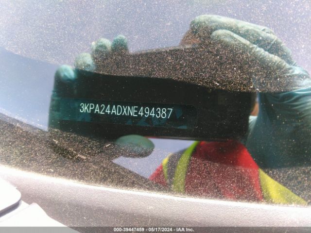 3KPA24ADXNE494387 KIA RIO S